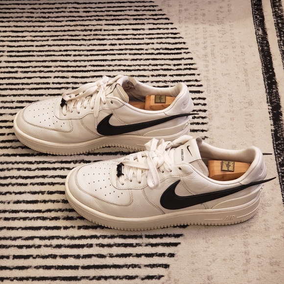 Size 11.5 - Nike Air Force 1 Low x AMBUSH Phantom White 3D Swoosh - Picture 2 of 10
